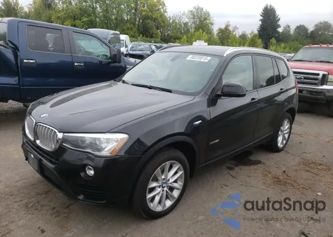 2015 BMW X3 xDrive28I z USA, uszkodzony, nr VIN 5UXWX9C57F0D59521